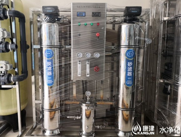 0.5噸反滲透純凈水設(shè)備 KJ-RO500 全自動控制系統(tǒng)，全管路不銹鋼